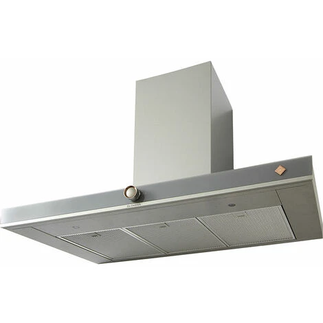 Dekorative Wandhaube 90cm 60db 394m3/h Edelstahl/Glas - Dhb7952g - De Dietrich